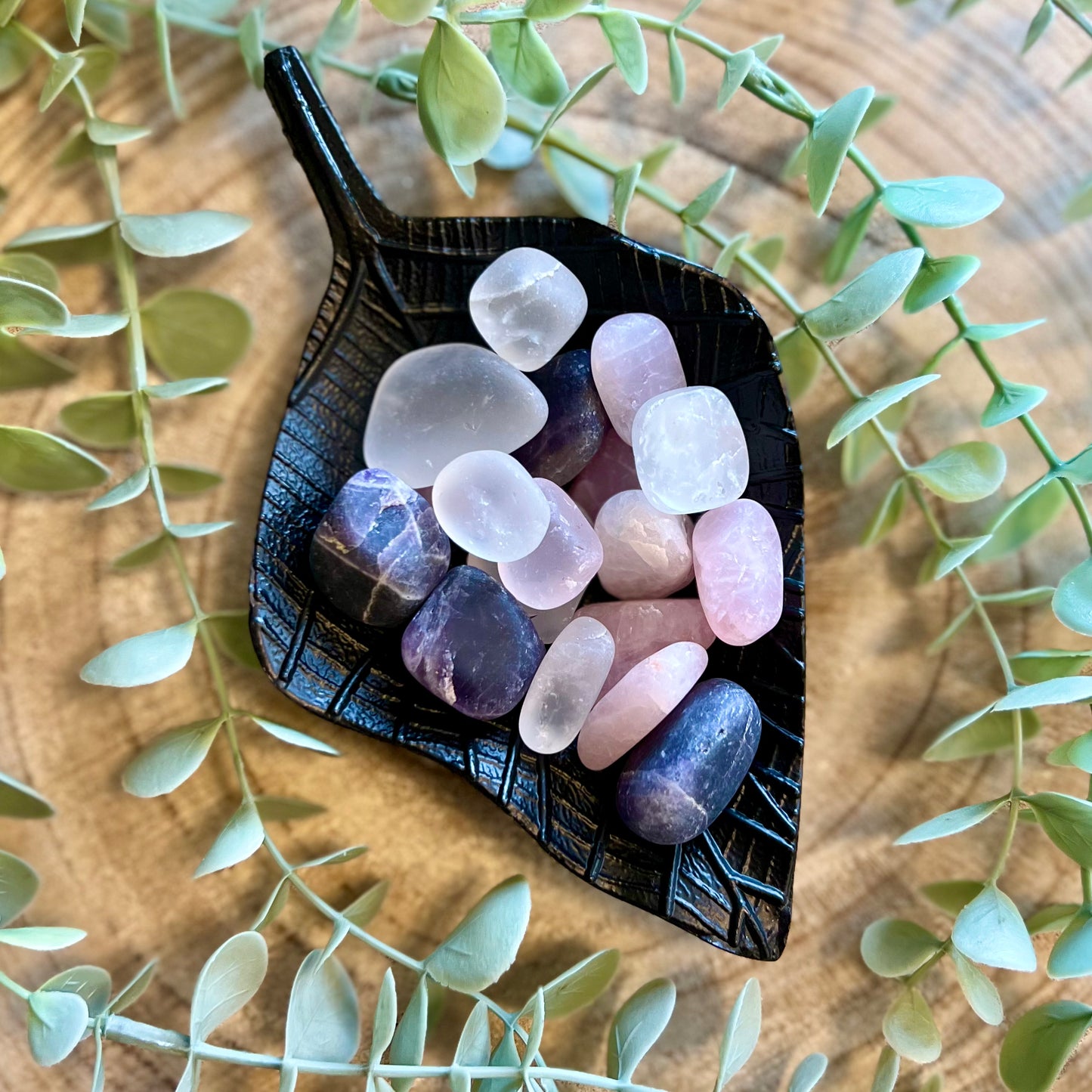 AMETHYST tumbled stone