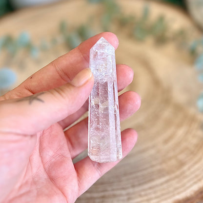 ROCK CRYSTAL obelisk