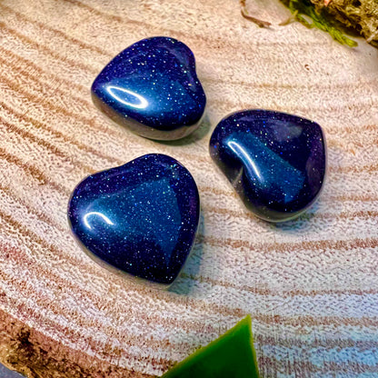 BLAUFLUSS Taschenstein Herz