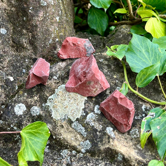 RED JASPER rough stone
