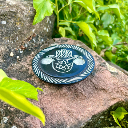 Incense stick holder soapstone (various motifs)